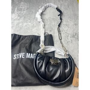 New Steve Madden Bspiral Crossbody‎ Bag Black Measurements in Photos